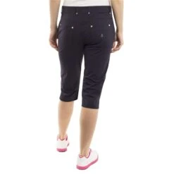 Green Lamb Ladies Tasha Pedal Pushers Navy   -Women's Golf Fashion - Green Lamb 31394 2