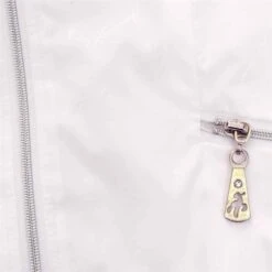 Green Lamb Ladies Kea Half Sleeve Jacquard Windbreaker White   -Women's Golf Fashion - Green Lamb 41272 8