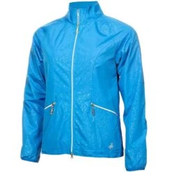 Green Lamb Ladies Keeva Jacquard Windbreaker Cobalt  