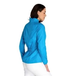 Green Lamb Ladies Keeva Jacquard Windbreaker Cobalt   -Women's Golf Fashion - Green Lamb 41273 3