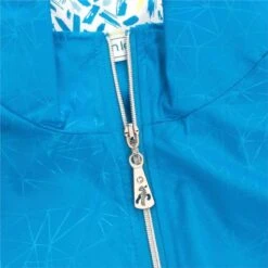 Green Lamb Ladies Keeva Jacquard Windbreaker Cobalt   -Women's Golf Fashion - Green Lamb 41273 6