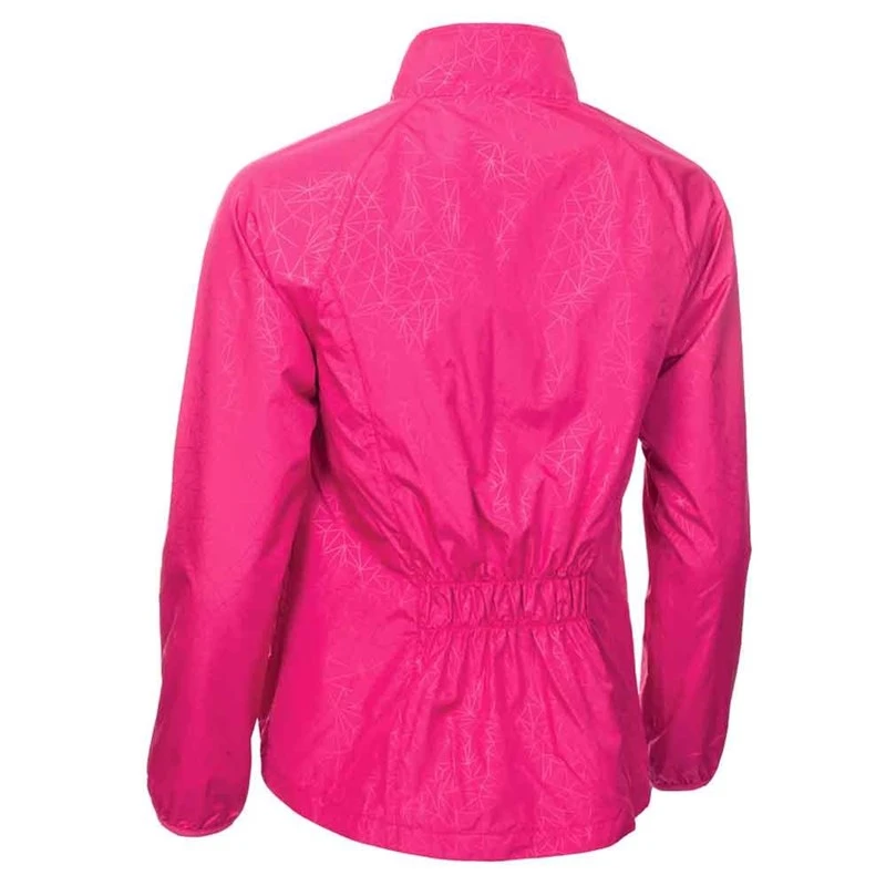 Green Lamb Ladies Keeva Jacquard Windbreaker Magenta 2 Green Lamb Ladies Keeva Jacquard Windbreaker Magenta - Image 2