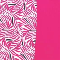 Green Lamb Ladies Kaz Long Sleeve Raglan Print Zip Neck Top Magenta Swirl   -Women's Golf Fashion - Green Lamb 41288 7