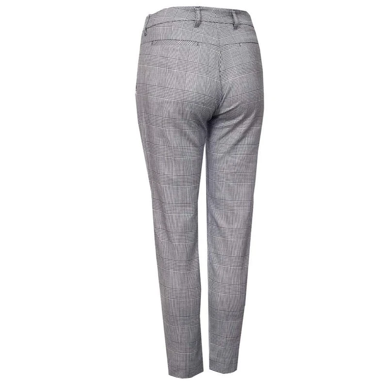 Green Lamb Ladies Kellyann Check Ankle Grazers Navy/White 2 Green Lamb Ladies Kellyann Check Ankle Grazers Navy/White - Image 2