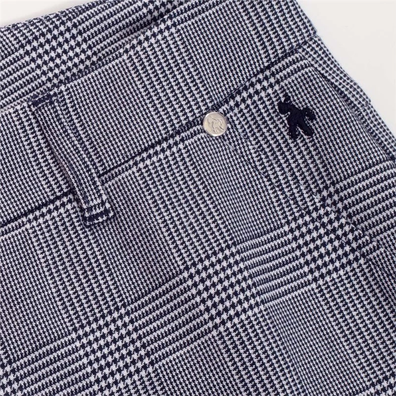 Green Lamb Ladies Kellyann Check Ankle Grazers Navy/White 7 Green Lamb Ladies Kellyann Check Ankle Grazers Navy/White - Image 7