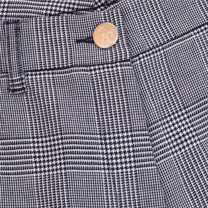 Green Lamb Ladies Kellyann Check Ankle Grazers Navy/White 8 Green Lamb Ladies Kellyann Check Ankle Grazers Navy/White - Image 8