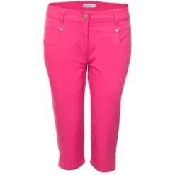Green Lamb Ladies Tasha Pedal Pushers Capri Magenta  