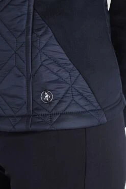 Green Lamb Gerry Quilted Ladies Jacket With Stretch Side Navy 6 Green Lamb Gerry Quilted Ladies Jacket With Stretch Side Navy -Women's Golf Fashion - Green Lamb 42275 2