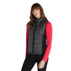 Green Lamb Maggie Padded Printed Ladies Gilet Black   -Women's Golf Fashion - Green Lamb 42276 2