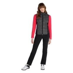 Green Lamb Maggie Padded Printed Ladies Gilet Black   -Women's Golf Fashion - Green Lamb 42276 4