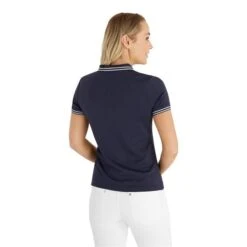 Green Lamb Martha Pique Ladies Golf Polo Navy   -Women's Golf Fashion - Green Lamb 43310 3