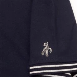 Green Lamb Martha Pique Ladies Golf Polo Navy   -Women's Golf Fashion - Green Lamb 43310 4