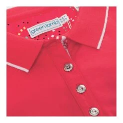 Green Lamb Ladies Ellen Club SL Golf Polo Shirt SG21861 -Women's Golf Fashion - Green Lamb Green Lamb Ladies Ellen Club Golf Polo SG21861 185