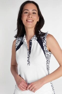 Green Lamb Ladies Katy SL Polo Golf Shirt SG22923 -Women's Golf Fashion - Green Lamb Green Lamb Ladies Katy SL Polo Golf Shirt SG 12