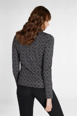 Green Lamb Ladies Kenza Jacquard Golf Top AG22943 -Women's Golf Fashion - Green Lamb Green Lamb Ladies Kenza Jacquard Golf Top AG22943 10