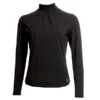 Ladies Regan Cotton Roll Neck Black