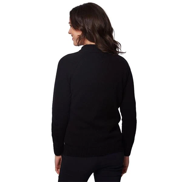 Ladies Gigi SuperWool ½ Zip Sweater Black 2 Ladies Gigi SuperWool ½ Zip Sweater Black - Image 2