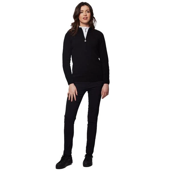 Ladies Gigi SuperWool ½ Zip Sweater Black 5 Ladies Gigi SuperWool ½ Zip Sweater Black - Image 5