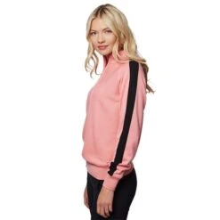 Ladies Gwen Wind ½ Zip Sweater Geranium Black -Women's Golf Fashion - Green Lamb P AG20848GREENLAMBSWEATERGERANIUMBLACKLADIES 2 L