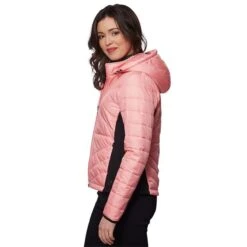 Ladies Karina Padded Jacket Geranium Black -Women's Golf Fashion - Green Lamb P AG20850GREENLAMBJACKETGERANIUMBLACKLADIES 4 L