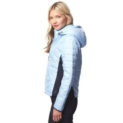 Ladies Karina Padded Jacket Powder Navy -Women's Golf Fashion - Green Lamb P AG20850GREENLAMBJACKETPOWDERNAVYLADIES 4 L