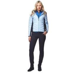Ladies Karina Padded Jacket Powder Navy -Women's Golf Fashion - Green Lamb P AG20850GREENLAMBJACKETPOWDERNAVYLADIES 5 L