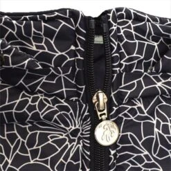 Ladies Kassi Padded Gilet Navy Crackle -Women's Golf Fashion - Green Lamb P AG20851GREENLAMBGILETNAVYCRACKLELADIES 3 L