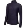 Ladies Giovanna Jacquard Zip Neck Top Navy