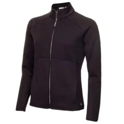 Glena Zigzag Full Zip Jacket Black