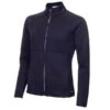 Ladies Glena Zigzag Full Zip Jacket Navy