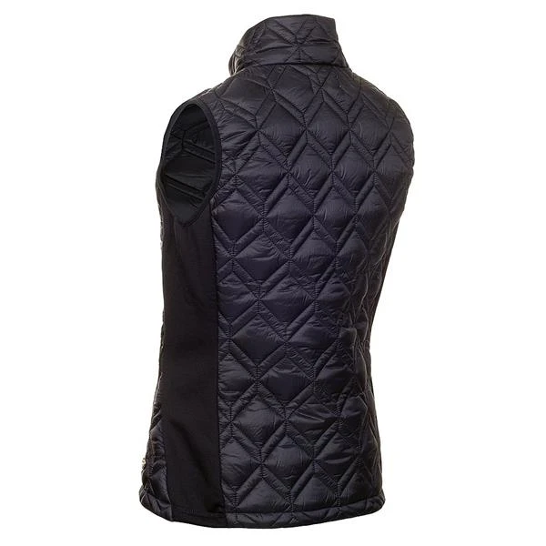 Ladies Gerry Quilted Gilet Black 2 Ladies Gerry Quilted Gilet Black - Image 2