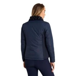 Ladies Georgia Padded Jacket Navy -Women's Golf Fashion - Green Lamb P AG21902GREENLAMBJACKETNAVYLADIES 3 L
