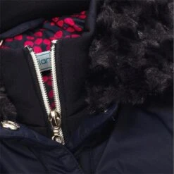 Ladies Georgia Padded Jacket Navy -Women's Golf Fashion - Green Lamb P AG21902GREENLAMBJACKETNAVYLADIES 5 L