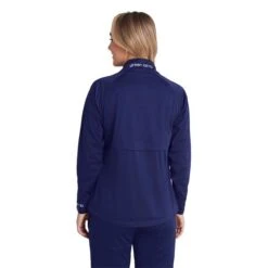 Ladies Gala Waterproof Jacket Navy -Women's Golf Fashion - Green Lamb P AG21903GREENLAMBJACKETNAVYLADIES 2 L