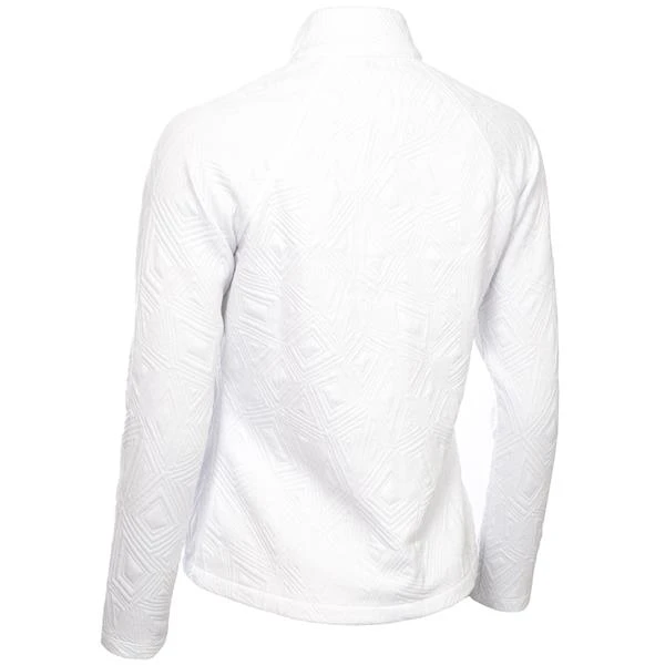 Ladies Kirby Textured Mesh Lined Jacket White 2 Ladies Kirby Textured Mesh Lined Jacket White - Image 2