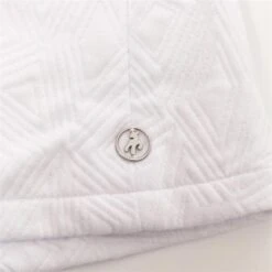 Ladies Kirby Textured Mesh Lined Jacket White 8 Ladies Kirby Textured Mesh Lined Jacket White -Women's Golf Fashion - Green Lamb P AG22949GREENLAMBJACKETWHITELADIES 3 L