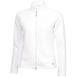 Ladies Kirby Textured Mesh Lined Jacket White