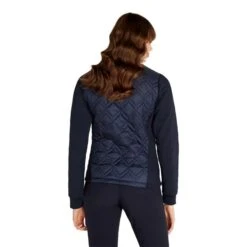 Ladies Gerry Quilted Jacket Navy -Women's Golf Fashion - Green Lamb P AG22951GREENLAMBJACKETNAVYLADIES 3 L