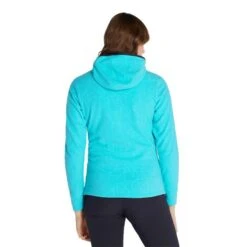 Ladies Megan Fleece Hooded Jacket Scuba Blue -Women's Golf Fashion - Green Lamb P AG22953GREENLAMBJACKETSCUBABLUELADIES 3 L