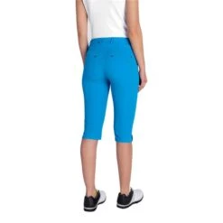 Ladies Tasha Pedal Pushers Cobalt -Women's Golf Fashion - Green Lamb P SG14301GREENLAMBPEDALCOBALTLADIES 3 L