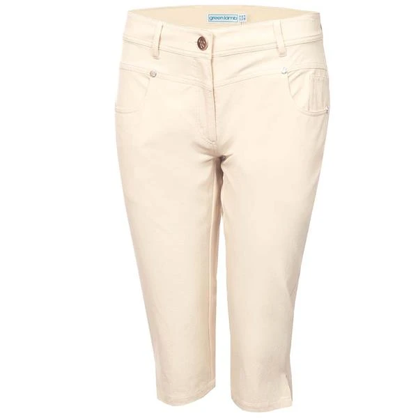 Ladies Tasha Pedal Pushers Stone 1 Ladies Tasha Pedal Pushers Stone