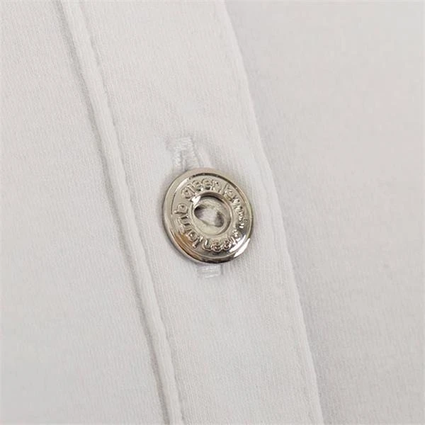 Ladies Pat Jersey Club ½ Sleeve Polo Shirt White - Navy 3 Ladies Pat Jersey Club ½ Sleeve Polo Shirt White - Navy - Image 3