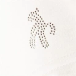 Fianna Long Sleeve Zipped Top White -Women's Golf Fashion - Green Lamb P SG20813GREENLAMBFIANNAZIPPEDTOPWHITE 2 L