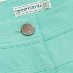 Ladies Maureen Spot Pedal Pushers Opal -Women's Golf Fashion - Green Lamb P SG20821GREENLAMBSKORTOPALLADIES 2 L