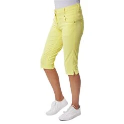 Ladies Maureen Spot Pedal Pushers Sunshine -Women's Golf Fashion - Green Lamb P SG20821GREENLAMBSKORTSUNSHINELADIES 4 L