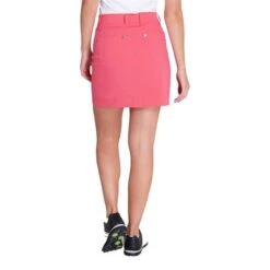 Ladies Mel Spot Skort Strawberry -Women's Golf Fashion - Green Lamb P SG20823GREENLAMBSKORTSTRAWBERRYLADIES 6 L