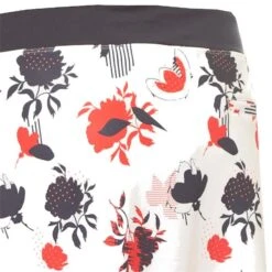 Miranda Printed Skort Floral -Women's Golf Fashion - Green Lamb P SG20825GREENLAMBMIRANDAPRINTEDSKORTFLORAL 2 L