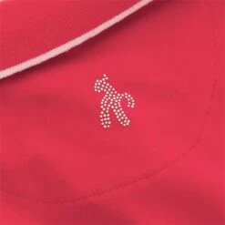 Ladies Ella Club Polo Shirt Strawberry -Women's Golf Fashion - Green Lamb P SG21860GREENLAMBSHIRTSTRAWBERRYLADIES 3 L