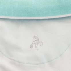 Ladies Ella Club Polo Shirt White - Opal -Women's Golf Fashion - Green Lamb P SG21860GREENLAMBSHIRTWHITEOPALLADIES 3 L