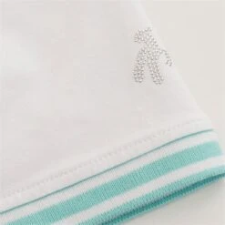 Ladies Ella Club Polo Shirt White - Opal -Women's Golf Fashion - Green Lamb P SG21860GREENLAMBSHIRTWHITEOPALLADIES 4 L